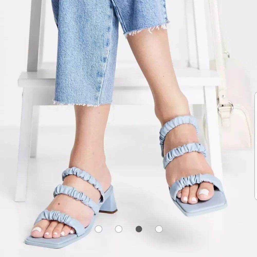 Topshop North Ruched Sandals